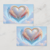 マザーオブパール・ヒーリング・カード 名刺 (正面/裏面)