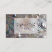 マザーオブパール・ビジネス・カード 名刺 (正面)