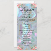 マザーオブフェイクパール結婚式 プログラム (正面/裏面)