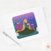 マザーカタツムリとティリー スクエアシール (封筒)