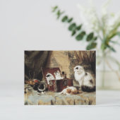 マザーキャットキッチンヘンリエットロナーナイフ ポストカード (スタンド正面)