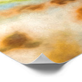 マザーキャットキットン昼寝 ポスター (角)