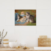 マザーキャッ誇りを持ったトウィルヘルム・シュワールアート ポスター (キッチン)