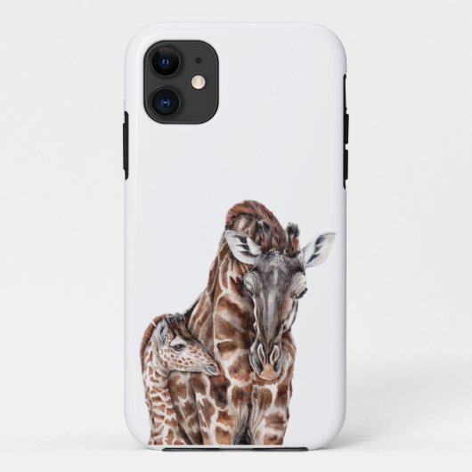 マザーキリンとベビーキリン Case-Mate iPhoneケース (裏面)