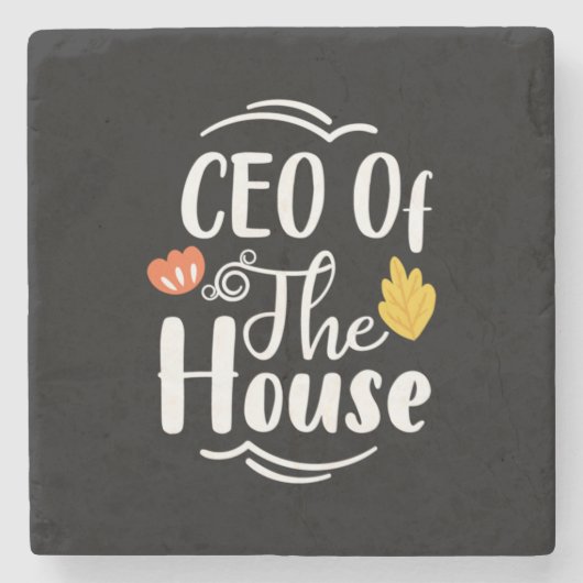 マザーギフトCEO Of The House ストーンコースター (正面)