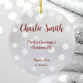 マザークリスマスIクリスマス小妖精や小人セラミックオーナメント セラミックオーナメント