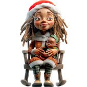 マザークリスマスIクリスマス小妖精や小人セラミックオーナメント セラミックオーナメント