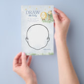 マザーグースが赤ちゃんのシャワーゲームを描く チラシ (ハンドル)