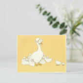 マザーグースと彼女の小さい子 ポストカード (スタンド正面)