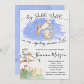 マザーグースのベビーシャワー招待状 招待状 (正面/裏面)