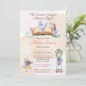 マザーグースのベビーシャワー招待状 招待状 (スタンド正面)