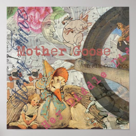 マザーグースの童謡・おとぎ話 ポスター (正面)
