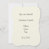 マザーグースの童謡・おとぎ話 招待状 (裏面)