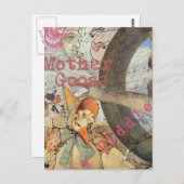 マザーグースの童謡・絵本 ポストカード (正面/裏面)