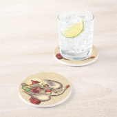 マザーグースチャイルドアンティークイラストレーション コースター (側面)