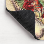 マザーグースチャイルドアンティークイラストレーション マウスパッド (コーナー)