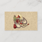 マザーグースチャイルドアンティークイラストレーション 名刺 (裏面)