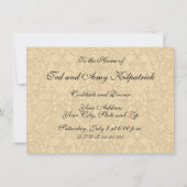 マザーグースチャイルドアンティークイラストレーション 招待状 (裏面)