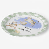 マザーグースベビーシャワー紙プレート ペーパープレート (アングル)