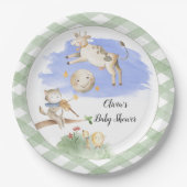 マザーグースベビーシャワー紙プレート ペーパープレート (正面)