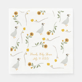 マザーグース子供部屋ライムサンフラワー スタンダードランチョンナプキン