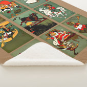 マザーグース子供部屋ライムスファンタジーフェアイテーズアート シェルパブランケット (3/4)