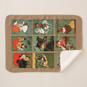 マザーグース子供部屋ライムスファンタジーフェアイテーズアート シェルパブランケット (正面(横))