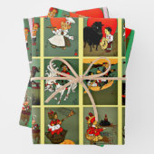 マザーグース子供部屋ライムズフェアユタリーアート ラッピングペーパーシート (インサイチュ)