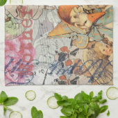 マザーグース子供部屋ライムフェアリー キッチンタオル (折り畳み)