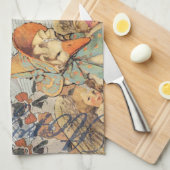 マザーグース子供部屋ライムフェアリー キッチンタオル (四つ折り)