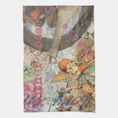 マザーグース子供部屋ライムフェアリー キッチンタオル (縦)