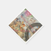 マザーグース子供部屋ライムフェアリー スタンダードカクテルナプキン (角)