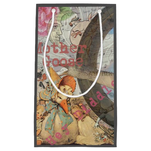 マザーグース子供部屋ライムフェアリー スモールペーパーバッグ (正面)