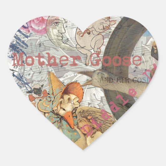 マザーグース子供部屋ライムフェアリー ハートシール (正面)