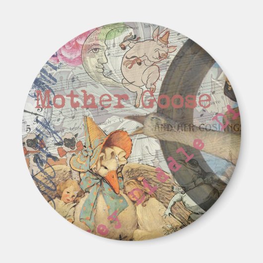 マザーグース子供部屋ライムフェアリー マグネット (正面)