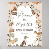 マザーグース子供部屋ライムベビーシャワーウェルカム ポスター (正面)