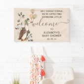 マザーグース子供部屋ライムベビーシャワーウェルカム 横断幕 (インサイチュ)