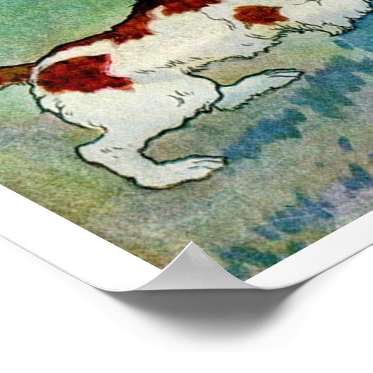 マザーグース子供部屋ライムライド遠くに子供部屋 ポスター (角)