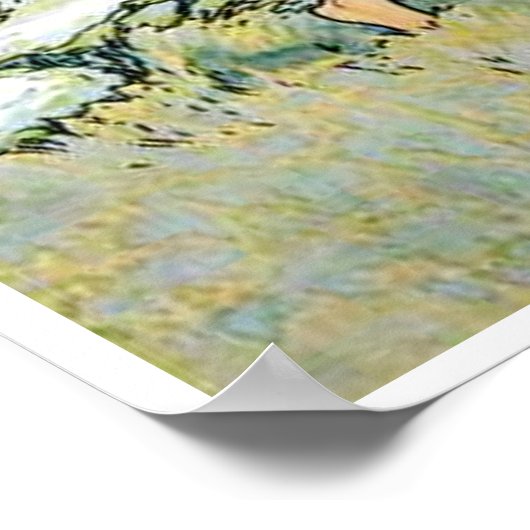 マザーグース子供部屋ライムレディーバードフライ子供部屋 ポスター (角)