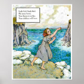 マザーグース子供部屋ライムレディーバードフライ子供部屋 ポスター (正面)