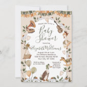 マザーグース子供部屋男女兼用ベビーシャワー 招待状 (正面)