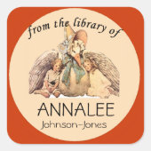 マザーグース蔵書票 スクエアシール (正面)