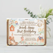 マザーグース誕生日パーティー招待招待状 招待状 (スタンド正面)