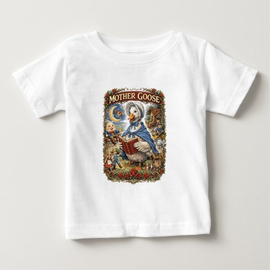マザーグース ベビーTシャツ (正面)