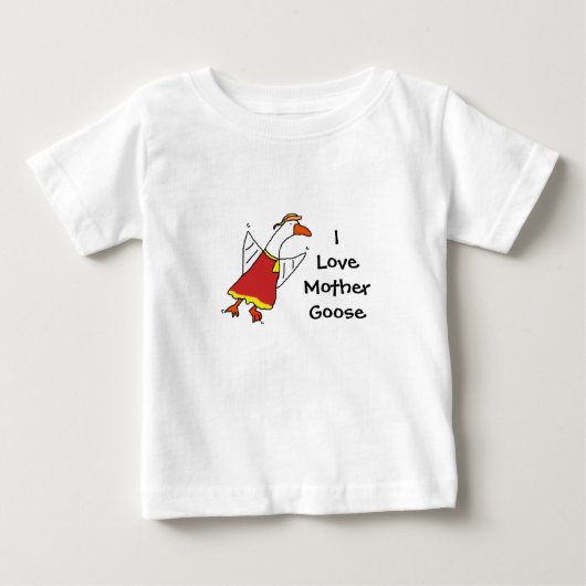 マザーグース、ILoveMother Goose ベビーTシャツ (正面)