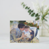 マザーコンフォートベビー,メアリーカッサット ポストカード (スタンド正面)