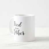 マザーコーヒーカップで疲れた コーヒーマグカップ (正面左)