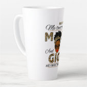 マザーゴギフトマママギィ誕生日 カフェラテマグ (左アングル)