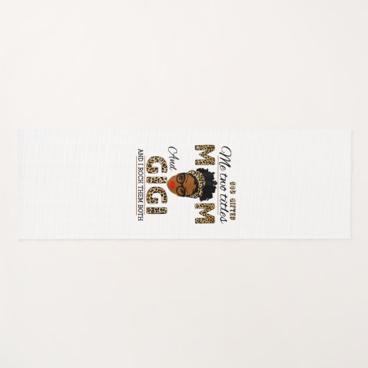 マザーゴギフトマママギィ誕生日 ヨガマット (正面(横))