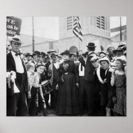 マザージョーンズとストライキ労働者 – 1903 ポスター